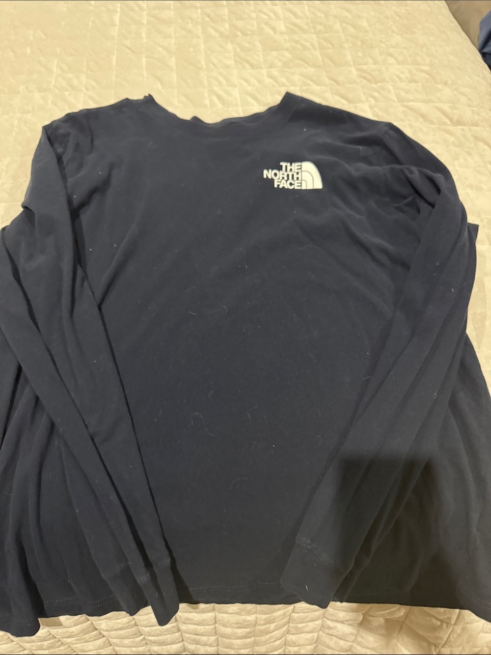 Men’s XL The North Face Black Long Sleeve Logo Tee